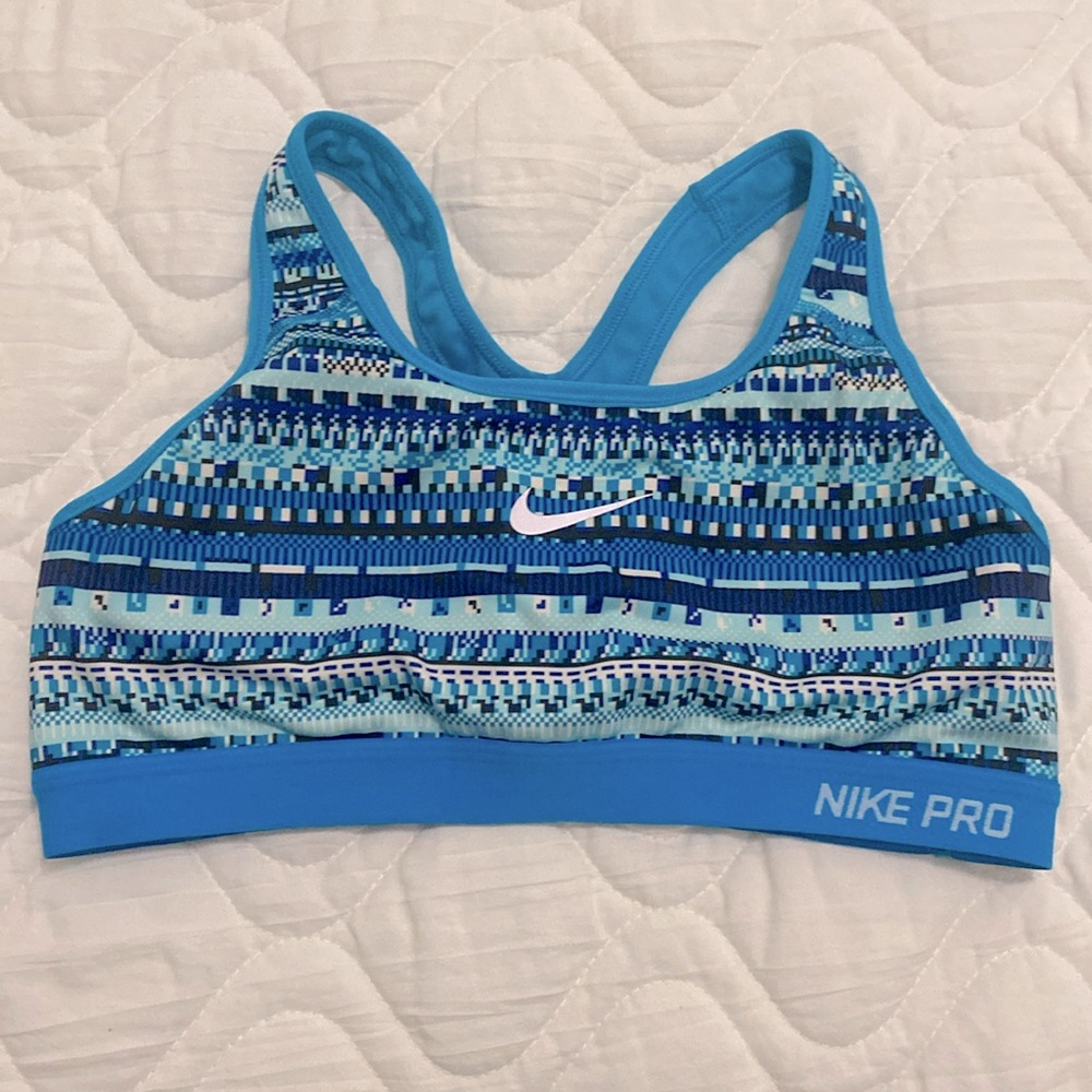Large Blue Nike Sports Bra